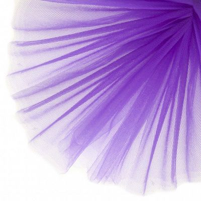 Фатин матовый 16-85, 12 гр/м2, шир.300см, цвет фиолетовый - купить в Волгограде. Цена 96.31 руб.