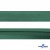 Косая бейка атласная "Омтекс" 15 мм х 132 м, цв. 056 темный зеленый - купить в Волгограде. Цена: 225.81 руб.