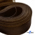 Регилиновая лента, шир.100мм, (уп.25 ярд), цв.- коричневый - купить в Волгограде. Цена: 694.13 руб.