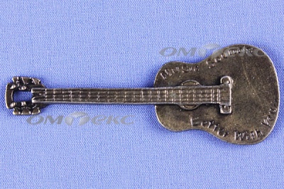 Декоративный элемент для творчества из металла "Гитара"  - купить в Волгограде. Цена: 19.99 руб.