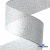 Лента металлизированная "ОмТекс", 50 мм/уп.22,8+/-0,5м, цв.- серебро - купить в Волгограде. Цена: 149.71 руб.
