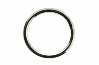 Кольцо металлическое d-3 х 32 мм, цв.-никель - купить в Волгограде. Цена: 3.92 руб.