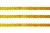 Пайетки "ОмТекс" на нитях, CREAM, 6 мм С / упак.73+/-1м, цв. 92 - золото - купить в Волгограде. Цена: 484.77 руб.