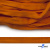Шнур плетеный (плоский) d-12 мм, (уп.90+/-1м), 100% полиэстер, цв.267 - оранжевый - купить в Волгограде. Цена: 8.62 руб.