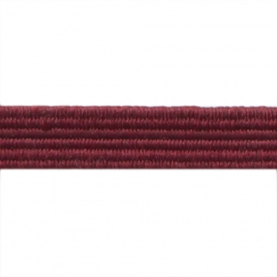 Резиновые нити с текстильным покрытием, шир. 6 мм ( упак.30 м/уп), цв.- 88-бордо - купить в Волгограде. Цена: 155.22 руб.
