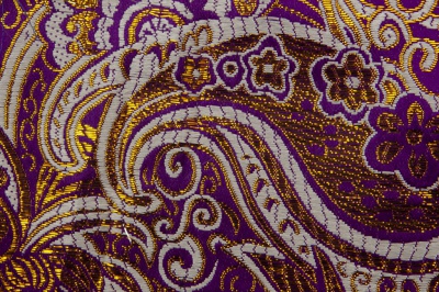 Ткань костюмная жаккард №9, 140 гр/м2, шир.150см, цвет фиолет - купить в Волгограде. Цена 387.20 руб.