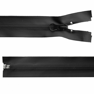 Молния водонепроницаемая PVC Т-7, 100 см, разъемная, цвет чёрный - купить в Волгограде. Цена: 61.89 руб.