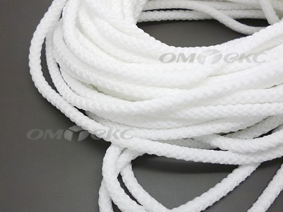 Шнур 1с35 4 мм крупное плетение 200 м белый - купить в Волгограде. Цена: 1.10 руб.