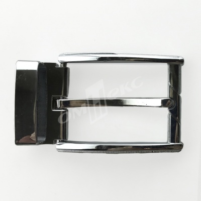 Пряжка металлическая для мужского ремня 845005А#2 (шир.ремня 40 мм), цв.-никель - купить в Волгограде. Цена: 110.29 руб.