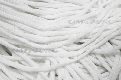Шнур Т-02 (4с2) мелкое плетение 4мм 100 м белый - купить в Волгограде. Цена: 2.50 руб.