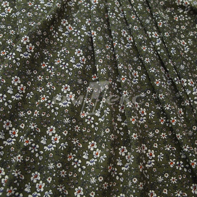 Плательная ткань "Фламенко" 11.2, 80 гр/м2, шир.150 см, принт растительный - купить в Волгограде. Цена 259.21 руб.
