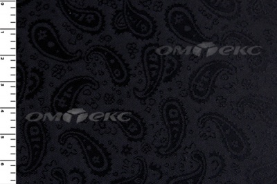Ткань подкладочная жаккард Р14098, чёрный, 85 г/м2, шир. 150 см, 230T - купить в Волгограде. Цена 166.45 руб.