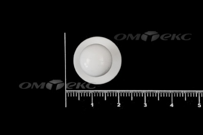 Пуговица поварская "Пукля", 10 мм, цвет белый - купить в Волгограде. Цена: 2.28 руб.