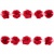 Тесьма плетеная "Рюш", упак. 9,14 м, цвет красный - купить в Волгограде. Цена: 46.82 руб.