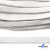 Шнур плетеный d-8 мм плоский, 70% хлопок 30% полиэстер, уп.85+/-1 м, цв.1018-белый - купить в Волгограде. Цена: 735 руб.