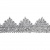 Тесьма металлизированная 0384-0240, шир. 40 мм/уп. 25+/-1 м, цвет серебро - купить в Волгограде. Цена: 490.74 руб.
