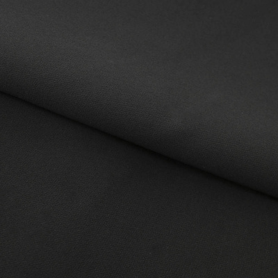 Костюмная ткань "Элис", 200 гр/м2, шир.150см, цвет чёрный - купить в Волгограде. Цена 306.20 руб.
