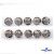 119-02 Кнопки пришивные декоративные металл 25 мм, цв.-никель - купить в Волгограде. Цена: 30.23 руб.