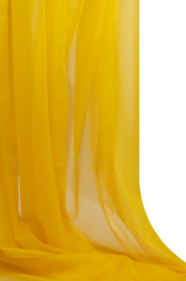 Портьерный капрон 13-0858, 47 гр/м2, шир.300см, цвет 21/жёлтый - купить в Волгограде. Цена 137.27 руб.
