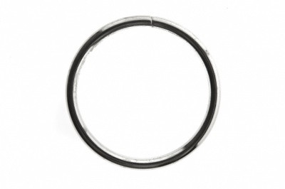 Кольцо металлическое №40 мм, цв.-никель - купить в Волгограде. Цена: 4.45 руб.