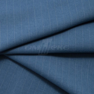 Костюмная ткань "Жаклин", 188 гр/м2, шир. 150 см, цвет серо-голубой - купить в Волгограде. Цена 430.84 руб.