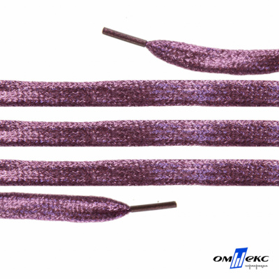 Шнурки #107-01, плоские 130 см, цв.розовый металлик - купить в Волгограде. Цена: 35.45 руб.
