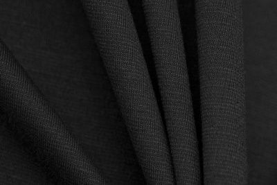 Трикотаж "Grange" BLACK 1# (2,38м/кг), 280 гр/м2, шир.150 см, цвет чёрно-серый - купить в Волгограде. Цена 861.22 руб.