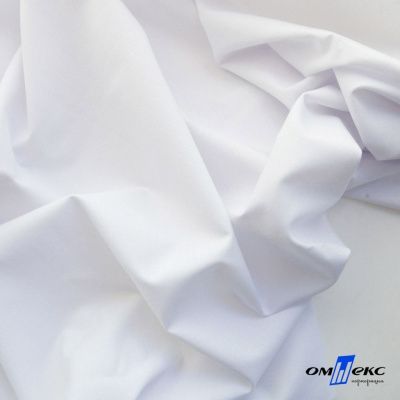 Ткань сорочечная Илер 100%полиэстр, 120 г/м2 ш.150 см, цв.белый - купить в Волгограде. Цена 290.24 руб.