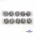 119-01 Кнопки пришивные декоративные металл 21 мм, цв.-никель - купить в Волгограде. Цена: 21.54 руб.