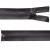 Молния водонепроницаемая PVC Т-7, 60 см, разъемная, цвет (301) т.серый - купить в Волгограде. Цена: 49.39 руб.