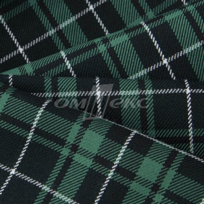 Ткань костюмная Клетка 25577, т.зеленый/зеленый./ч/бел, 230 г/м2, шир.150 см - купить в Волгограде. Цена 539.74 руб.