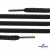 Шнурки #106-09, круглые 130 см, цв.чёрный - купить в Волгограде. Цена: 21.92 руб.