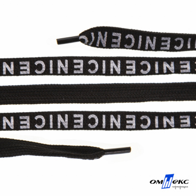 Шнурки #107-06, плоские 130 см, "СENICE" , цв.чёрный - купить в Волгограде. Цена: 23.03 руб.