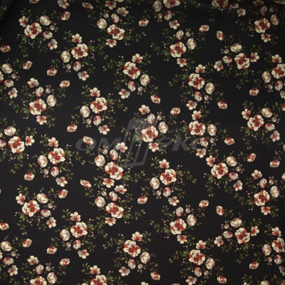 Плательная ткань "Фламенко" 3.1, 80 гр/м2, шир.150 см, принт растительный - купить в Волгограде. Цена 239.03 руб.