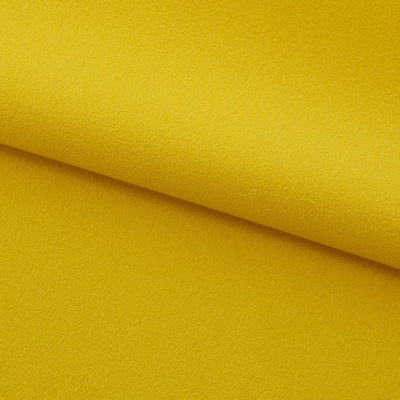 Креп стрейч Амузен 14-0756, 85 гр/м2, шир.150см, цвет жёлтый - купить в Волгограде. Цена 194.07 руб.