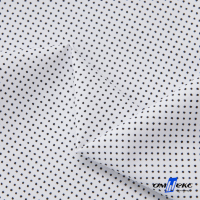 Ткань сорочечная Этна, 120 г/м2, 58% пэ,42% хл, (арт.112) принтованная, шир.150 см, горох - купить в Волгограде. Цена 356.25 руб.