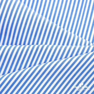 Ткань сорочечная Полоска Кенди, 115 г/м2, 58% пэ,42% хл, шир.150 см, цв.3-синий, (арт.110) - купить в Волгограде. Цена 306.69 руб.