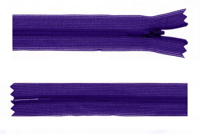 Молния потайная Т3 866, 50 см, капрон, цвет фиолетовый - купить в Волгограде. Цена: 8.62 руб.