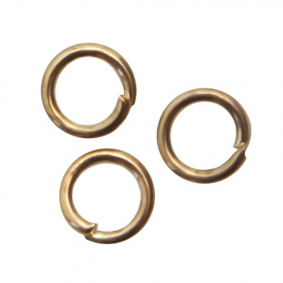 Кольцо  соединительное для бижутерии 4 мм, цв.-золото - купить в Волгограде. Цена: 0.41 руб.