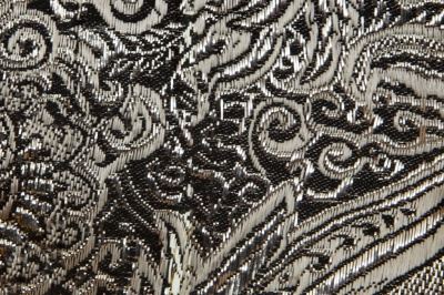 Ткань костюмная жаккард №11, 140 гр/м2, шир.150см, цвет тем.серебро - купить в Волгограде. Цена 383.29 руб.
