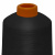 Нитки текстурированные кручёные, намот. 15 000 м, цвет чёрный - купить в Волгограде. Цена: 237.24 руб.