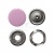 Кнопка рубашечная (закрытая) 9,5мм - эмаль, цв.003 - розовый - купить в Волгограде. Цена: 5.74 руб.