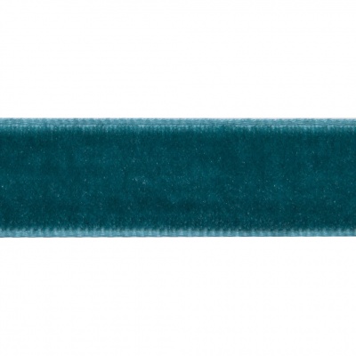 Лента бархатная нейлон, шир.12 мм, (упак. 45,7м), цв.65-изумруд - купить в Волгограде. Цена: 396 руб.