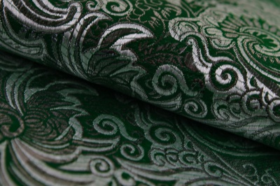 Ткань костюмная жаккард, 135 гр/м2, шир.150см, цвет зелёный№4 - купить в Волгограде. Цена 441.94 руб.