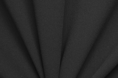Костюмная ткань с вискозой "Бриджит", 210 гр/м2, шир.150см, цвет чёрный - купить в Волгограде. Цена 564.96 руб.