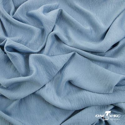 Ткань плательная Муар, 100% полиэстер,165 (+/-5) гр/м2, шир. 150 см, цв. Серо-голубой - купить в Волгограде. Цена 215.65 руб.