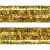 Тесьма с пайетками D16, шир. 20 мм/уп. 25+/-1 м, цвет золото - купить в Волгограде. Цена: 778.19 руб.