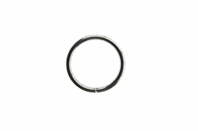 Кольцо металлическое d-15 мм, цв.-никель - купить в Волгограде. Цена: 2.45 руб.