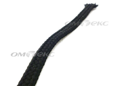 Шнурки т.3 200 см черн - купить в Волгограде. Цена: 21.69 руб.