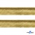 Кант атласный 136, шир. 12 мм (в упак. 65,8 м), цвет золото - купить в Волгограде. Цена: 433.08 руб.